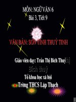 bài 3 Tiết 9 SƠN TINH THỦY TINH