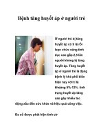 Bệnh tăng huyết áp ở người trẻ