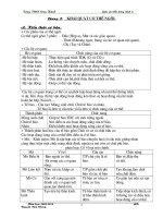 Giáo án bồi dưỡng sinh 8