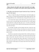 THỰC TRẠNG TỔ CHỨC KẾ TOÁN NGUYÊN VẬT LIỆU TẠI CÔNG TY CỔ PHẦN XÂY DỰNG SỐ II THÁI NGUYÊN