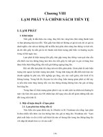 LẠM PHÁT VÀ CHÍNH SÁCH TIỀN TỆ