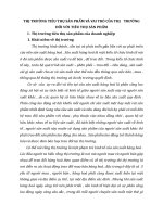 THỊ TRƯỜNG TIÊU THỤ SẢN PHẨM VÀ VAI TRÒ CỦA THỊ    TRƯỜNG ĐỐI VỚI TIÊU THỤ SẢN PHẨM