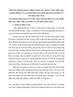 PHƯƠNG HƯỚNG HOÀN THIỆN CÔNG TÁC HẠCH  TOÁN TIÊU THỤ THÀNH PHẨM VÀ XÁC ĐỊNH KẾT QUẢ KINH DOANH TẠI CÔNG TY CỔ PHẦN DỆT 10-10