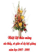 Tiết 30: Vị trí tương đối của hai đường tròn - HH9