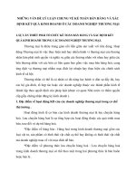 NHỮNG VẤN ĐỀ LÝ LUẬN CHUNG VỀ KẾ TOÁN BÁN HÀNG VÀ XÁC ĐỊNH KẾT QUẢ KINH DOANH Ở CÁC DOANH NGHIỆP THƯƠNG MẠI