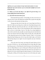 NHỮNG LÝ LUẬN CƠ BẢN VỀ KẾ TOÁN BÁN HÀNG VÀ XÁC ĐỊNH KẾT QUẢ BÁN HÀNG TẠI CÁC DOANH NGHIỆP SẢN XUẤT KINH DOANH