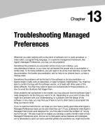 Troubleshooting Managed Preferences