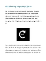 Hãy để chúng tôi giúp bạn giải trí