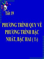 pt quy ve pt bac nhat, bac hai(t1)