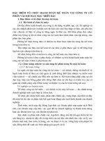 ĐẶC ĐIỂM TỔ CHỨC HẠCH TOÁN KẾ TOÁN TẠI CÔNG TY CỔ PHẦN VẢI SỢI MAY MẶC MIỀN BẮC