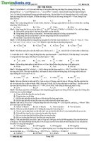 Tuyển tập 40 đề thi đại học môn Vật Lý 2011_Phần 6