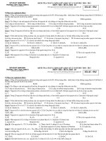 Đề KT 8 tuần ki I Mã 004