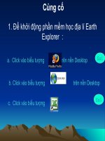 HỌC ĐIA LI THẾ GIỚI VỚI EARTH EXPLORER