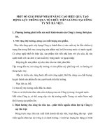 MỘT SỐ GIẢI PHÁP NHẰM NÂNG CAO HIỆU QUẢ TẠO ĐỘNG LỰC THÔNG QUA TỔ CHỨC TIỀN LƯƠNG TẠI CÔNG TY MỲ HÀ VIỆT