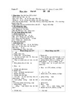 Giáo án Lớp 1 Tuần 17-Sơn