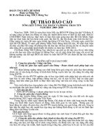 Báo cáo tổng kết đoàn