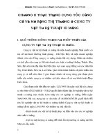 Chương II Thực trạng công tác củng cố và mở rộng thị trường ở công ty vật tư kỹ thuật xi măng