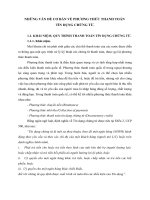 NHỮNG VẤN ĐỀ CƠ BẢN VỀ PHƯƠNG THỨC THANH TOÁN