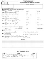 Kiểm tra chương I đại 9 chẵn - lẻ