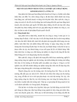 MỘT SỐ GIẢI PHÁP NHẰM NÂNG CAO HIỆU QUẢ HOẠT ĐỘNG KINH DOANH CỦA CÔNG TY