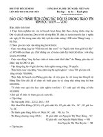 Báo cáo thành tích đề nghị khen thưởng - Đoàn đội