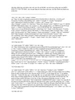 Code Menu nhanh trong diễn đàn