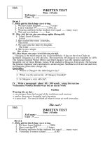 KT 1 tiet Anh 9 PPCT 13 - Oanh