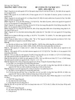 Bài Tập Ôn Học Kì I