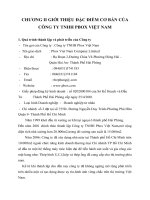 CHƯƠNG II GIỚI THIỆU ĐẶC ĐIỂM CƠ BẢN CỦA CÔNG TY TNHH PBOX VIỆT NAM