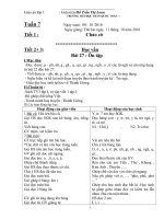 Tuần 7 lớp 1 CKTKN cả ngày