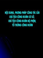 CHỦ TỊCH CÔNG ĐOÀN