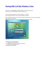 Hướng dẫn cài đặt Windows Vista