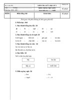 ĐÈ KIỂM TRA GIỮA HKI