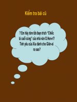 Chiec la cuoi cung(tiet 2)