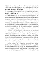 ĐÁNH GIÁ CHUNG VÀ MỘT SỐ í KIẾN ĐỀ XUẤT NHẰM HOÀN THIỆN CễNG TÁC TỔ CHỨC KẾ TOÁN BÁN HÀNG VÀ XÁC ĐỊNH KẾT QUẢ BÁN HÀNG TẠI CễNG TY XNK Y TẾ I HÀ NỘI