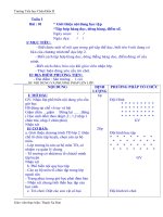 giáo án thể dục lớp 2 học kỳ I