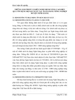 NHỮNG GIẢI PHÁP VÀ KIẾN NGHỊ NHẰM NÂNG CAO HIỆU QUẢ TÍN DỤNG HỘ SẢN XUẤT TẠI  NGÂN HÀNG NÔNG NGHIỆP HUYỆN NINH GIANG