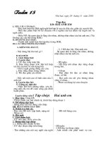 Kế hoạch bài dạy tuân 15