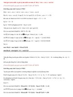 Mot so dang toan MTCT