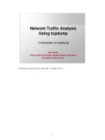 Network Traffic Analysis Using tcpdump
