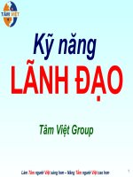 Kỹ năng lãnh đạo
