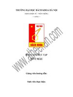 Báo cáo thực tập tivi màu