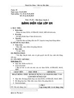 Tiết 19,20 - Bài thực hành 4