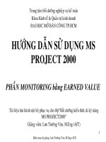Hướng dẫn sử dụng MS project 2000