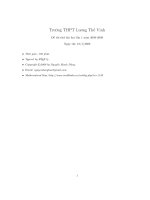 Đề thi thử đại học lần 1chuyên Toán Lương Thế Vinh