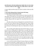 KHUYẾN NGHỊ  GIẢI PHÁP NHẰM HOÀN THIỆN CÔNG TÁC XÂY DỰNG VÀ QUẢN LÝ ĐƠN GIÁ TIỀN LƯƠNG CỦA TỔNG CÔNG TY GIẤY VIỆT NAM