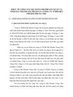 THỰC TẾ CÔNG TÁC KẾ TOÁN CHI PHÍ SẢN XUẤT VÀ TÍNH GIÁ THÀNH SẢN PHẨM CỦA CÔNG TY TNHH DỆT NHUỘM TRUNG THƯ