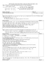 De thi casio Ha Tinh nam hoc 2009 - 2010