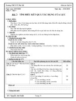 Giao an Vat ly 6 tiet 7