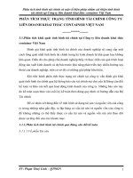 PHÂN TÍCH THỰC TRẠNG TÌNH HÌNH TÀI CHÍNH CÔNG TY LIÊN DOANH KHAI THÁC CONTAINER VIỆT NAM